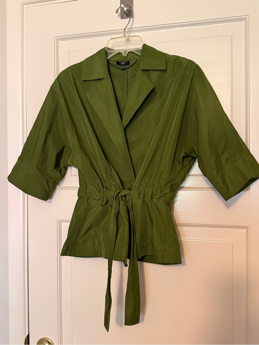 Talbots Green Drawstring Waist Jacket
